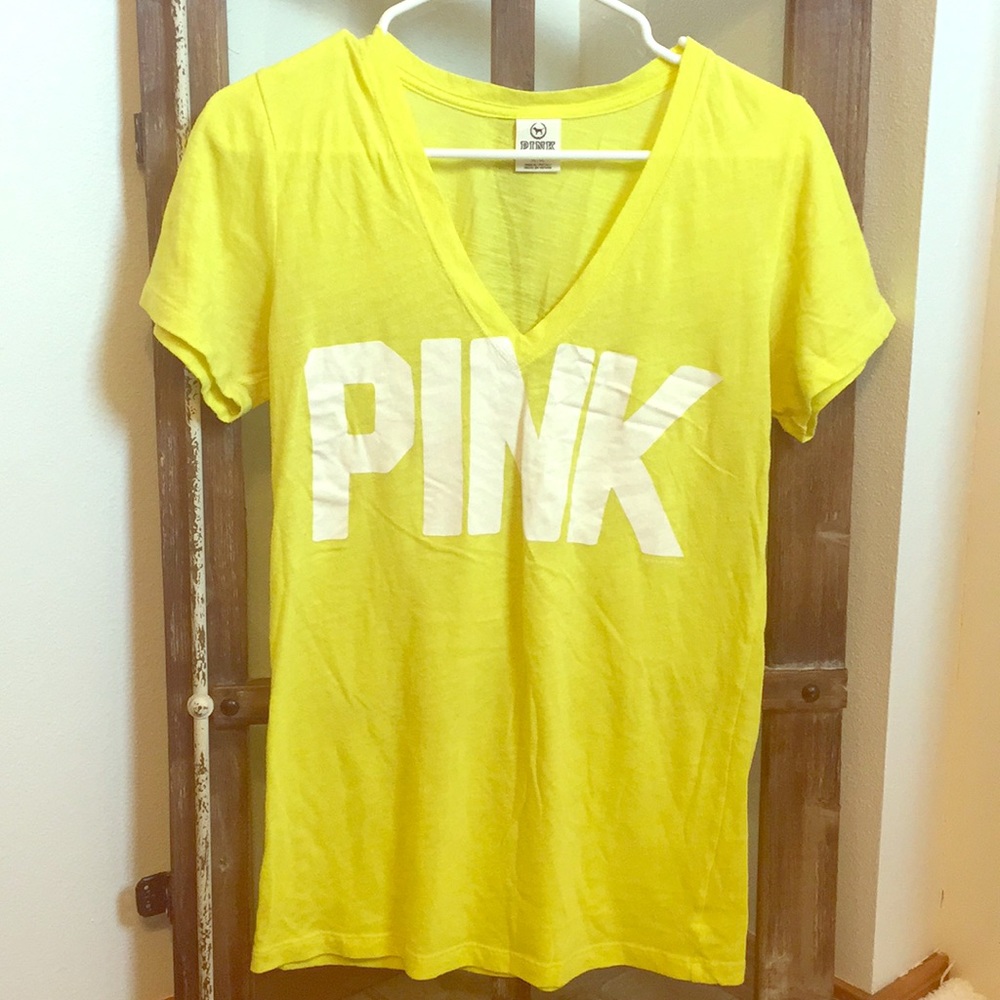 Yellow “Pink” T-Shirt- Medium